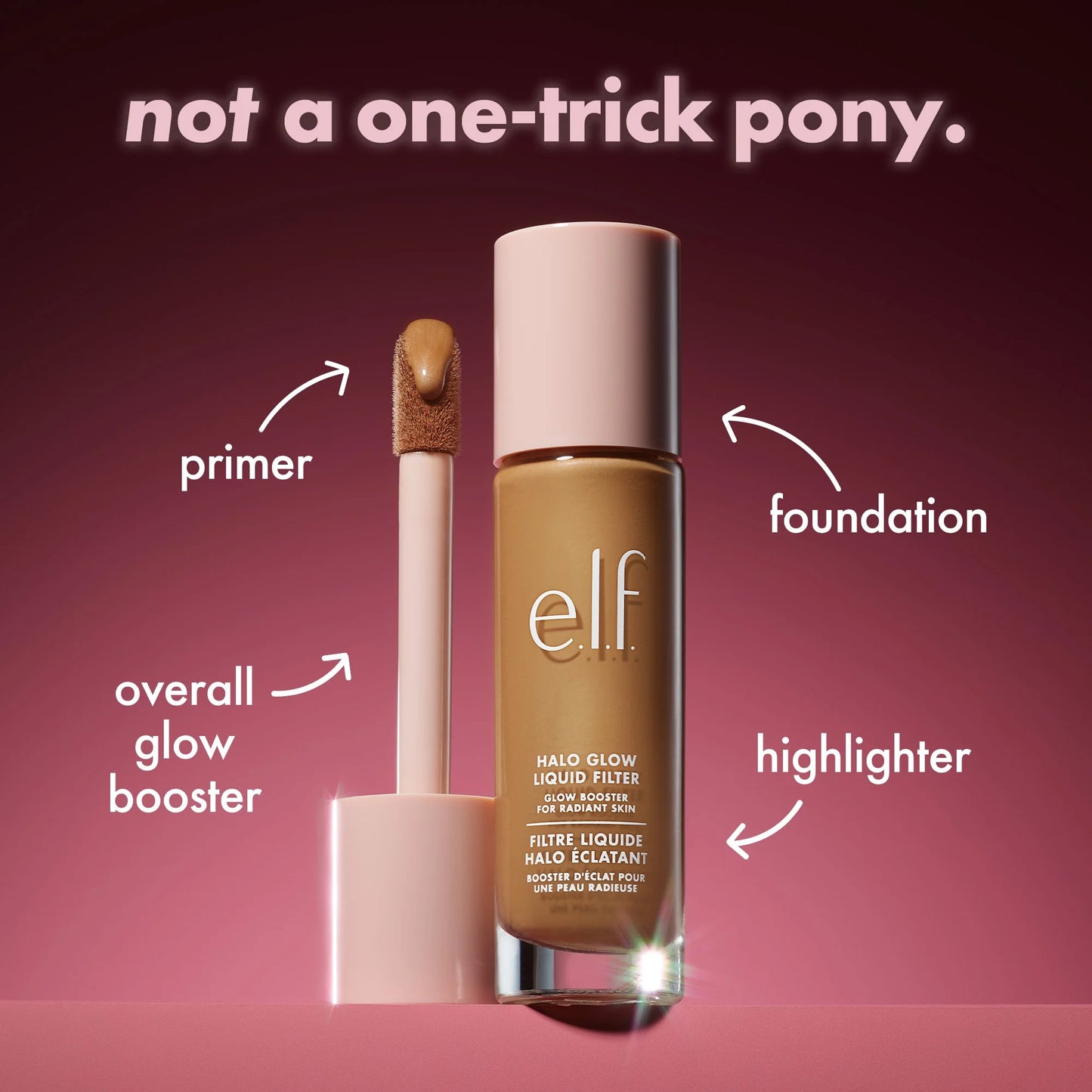 E.L.F. Halo Glow Liquid Filter, 1 Fair, 1.06 Fl Oz