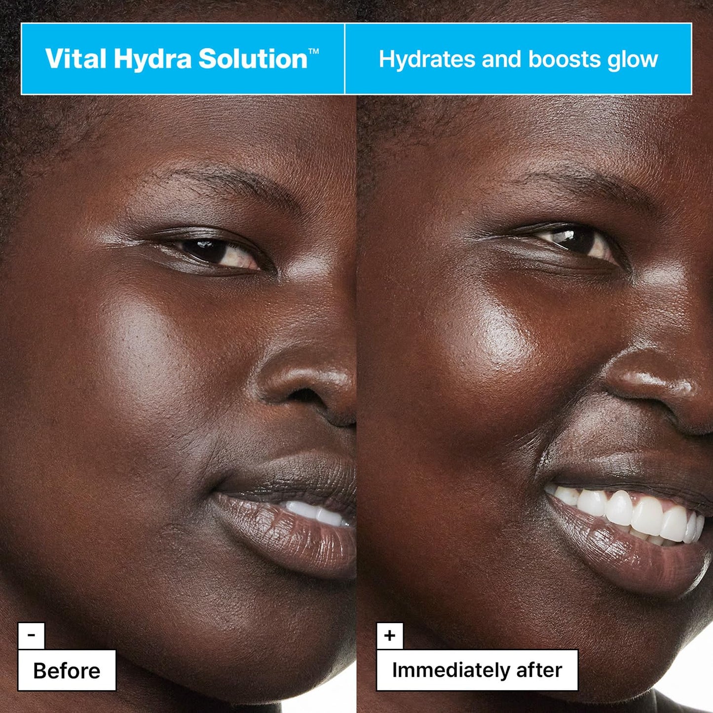 Vital Hydra Solution Water Cream Glow Hydrating Face Moisturizer with Hyaluronic Acid | Korean Skin Care
