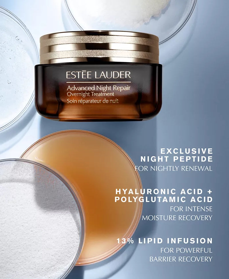 Advanced Night Repair Moisturizing Overnight Treatment with Hyaluronic Acid, 2.2 Oz.
