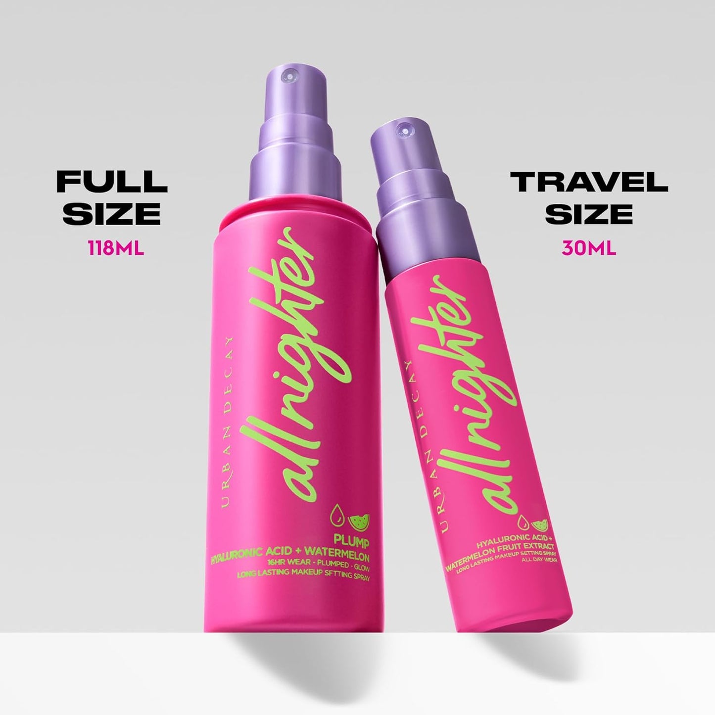 All Nighter Hyaluronic Acid Waterproof Dewy Setting Spray for Face, Hydrated Finish, Long-Lasting, Smudge-Proof & Transfer-Resistant Makeup, Oil-Free