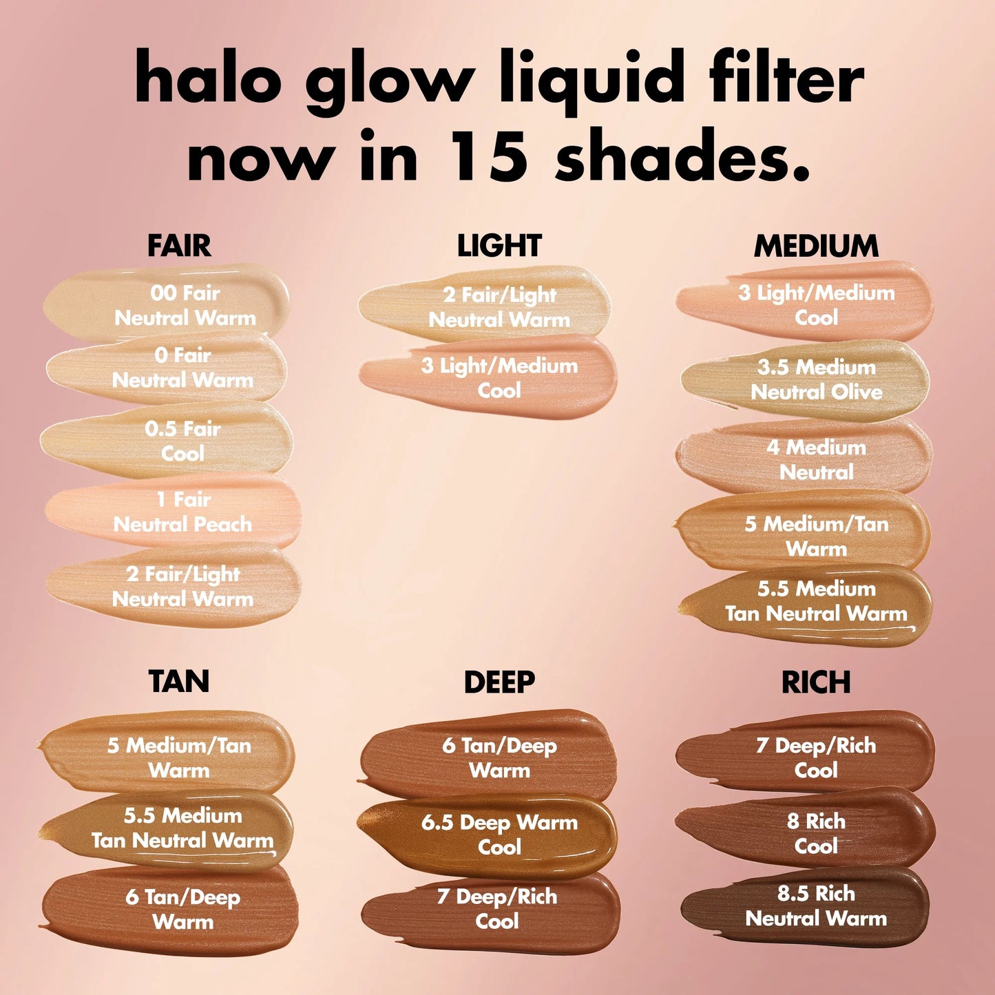 E.L.F. Halo Glow Liquid Filter, 1 Fair, 1.06 Fl Oz
