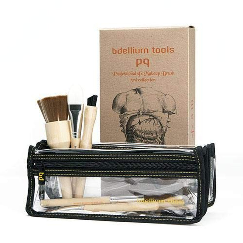Professional Makeup Brush SFX Brush Set 8 PC. with Double Pouch (3Rd Collection)