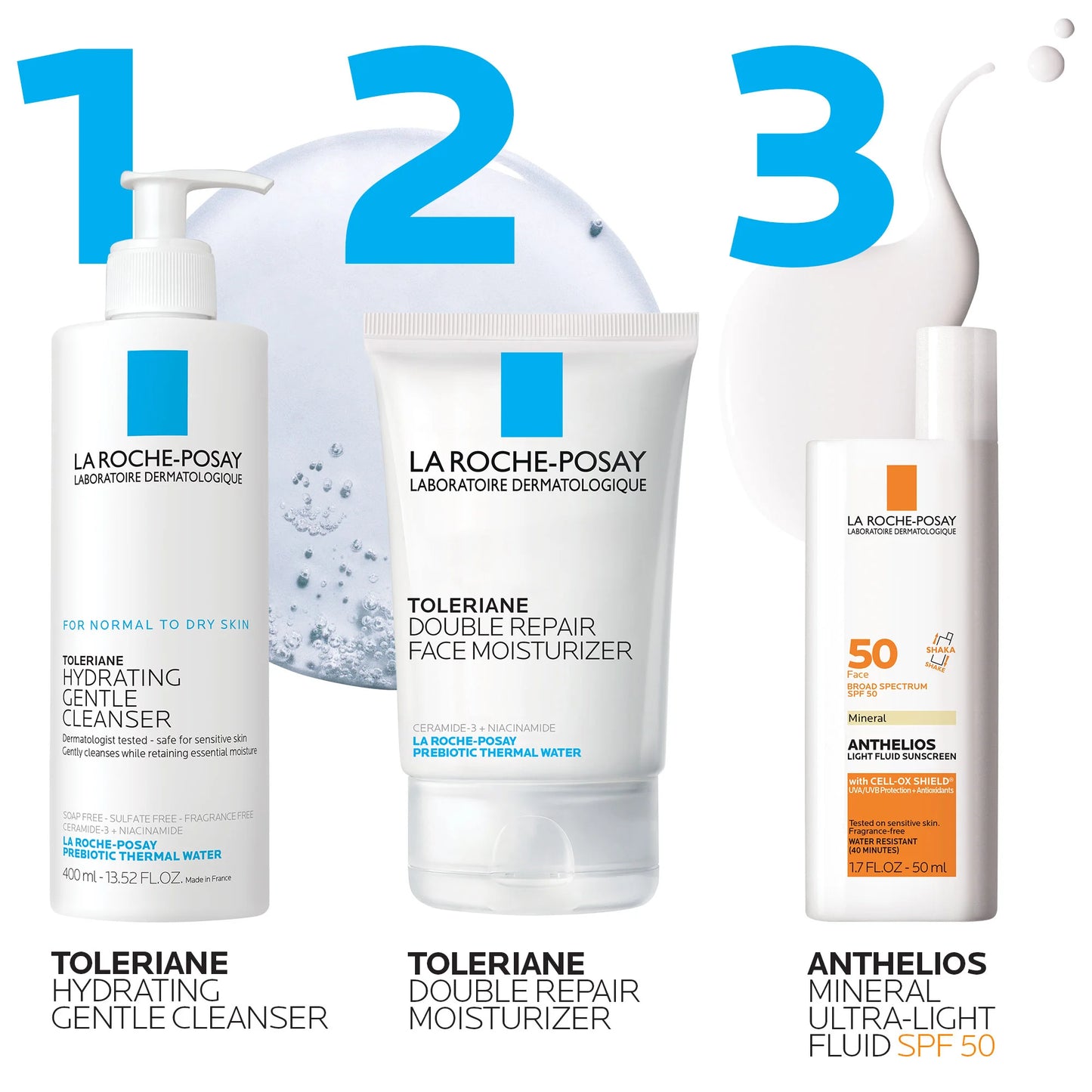 Anthelios 50 Mineral Ultra Light Sunscreen Fluid SPF 50, 1.7 Fl Oz