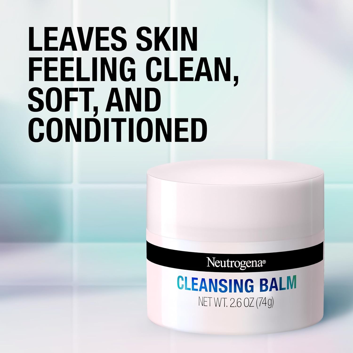 Makeup Melting Cleansing Balm, Face Cleansing Balm to Gently Melt Away Dirt, Oil, Makeup & Waterproof Mascara Leaving Skin Soft & Conditioned, Fragrance- & Paraben-Free, 2.6 Oz