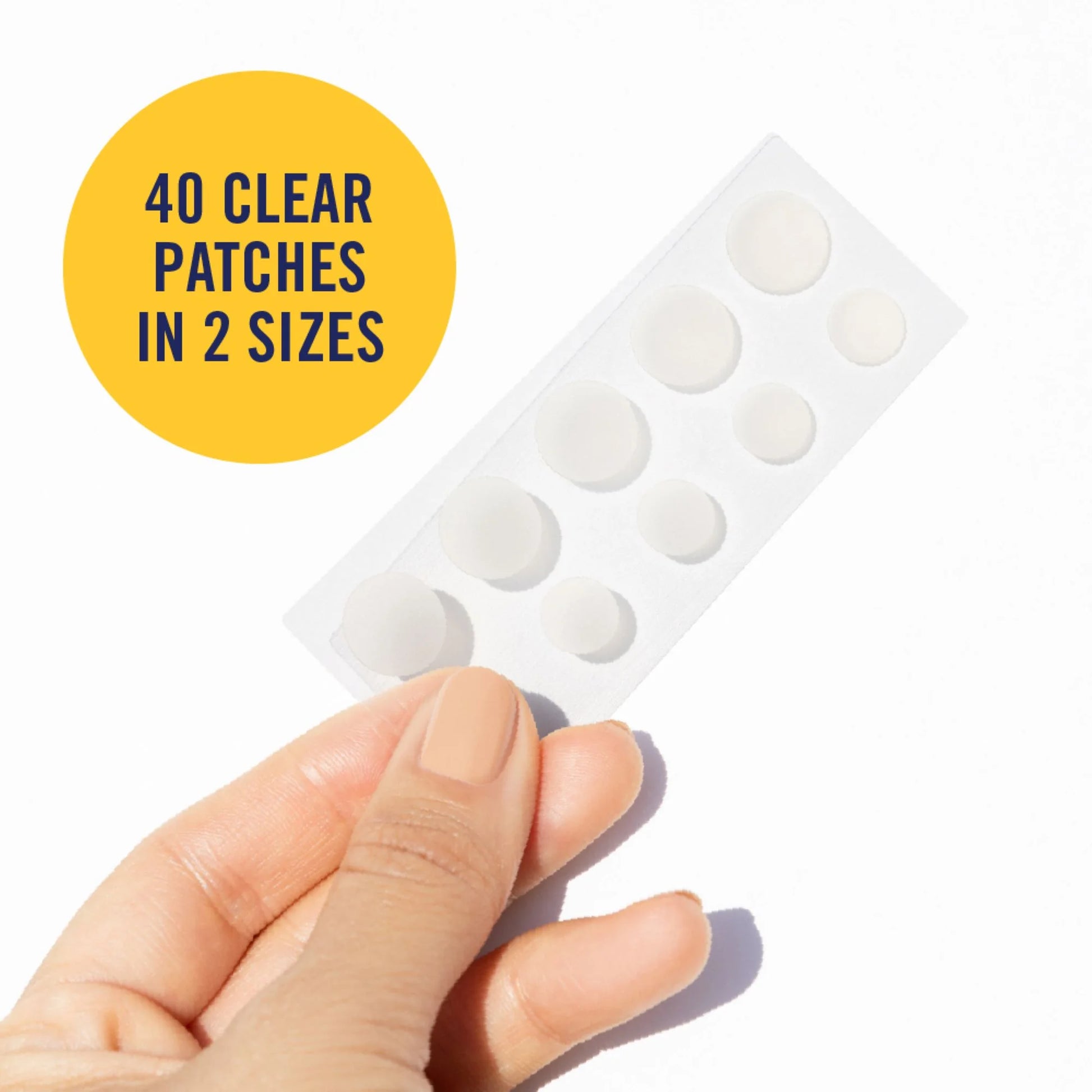 (3 Pack)  Overnight Spot Patches for Face, Pimple Patch, Clear, 40 Count