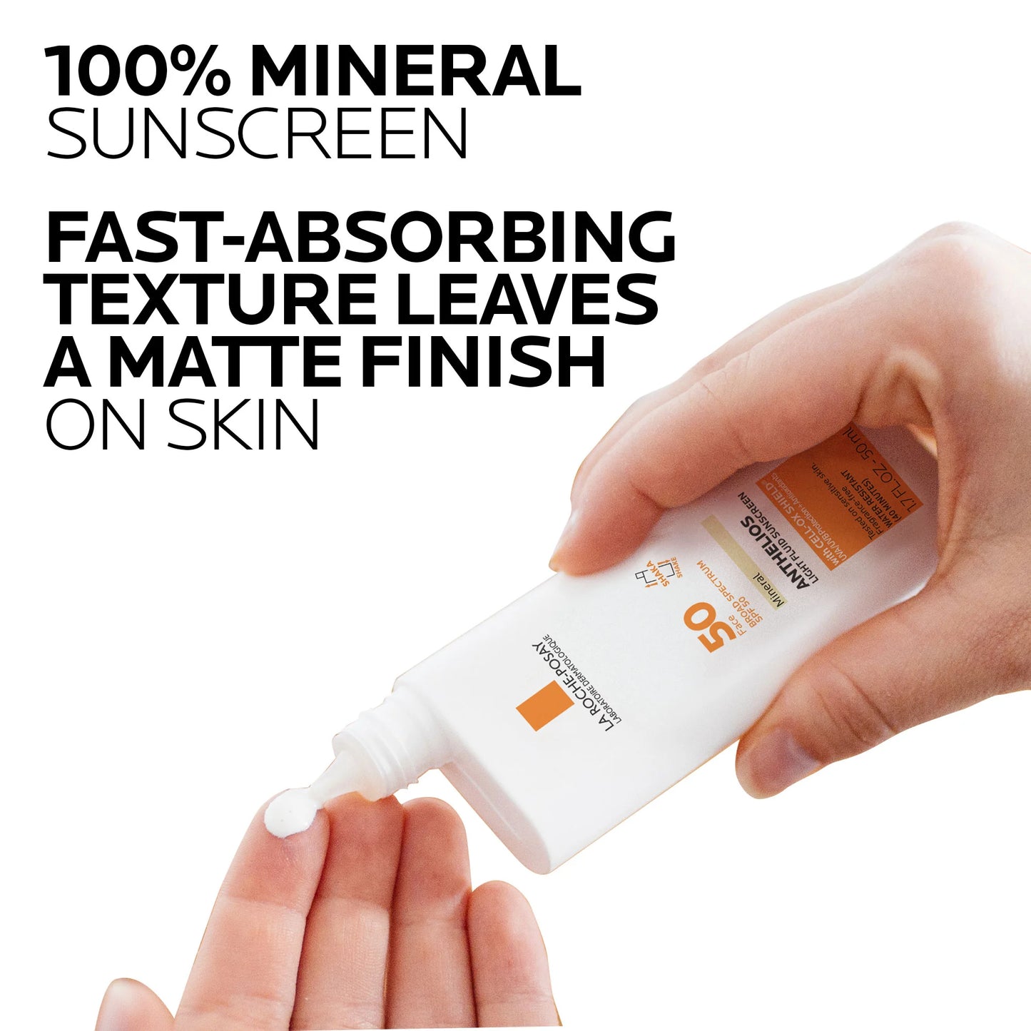 Anthelios 50 Mineral Ultra Light Sunscreen Fluid SPF 50, 1.7 Fl Oz