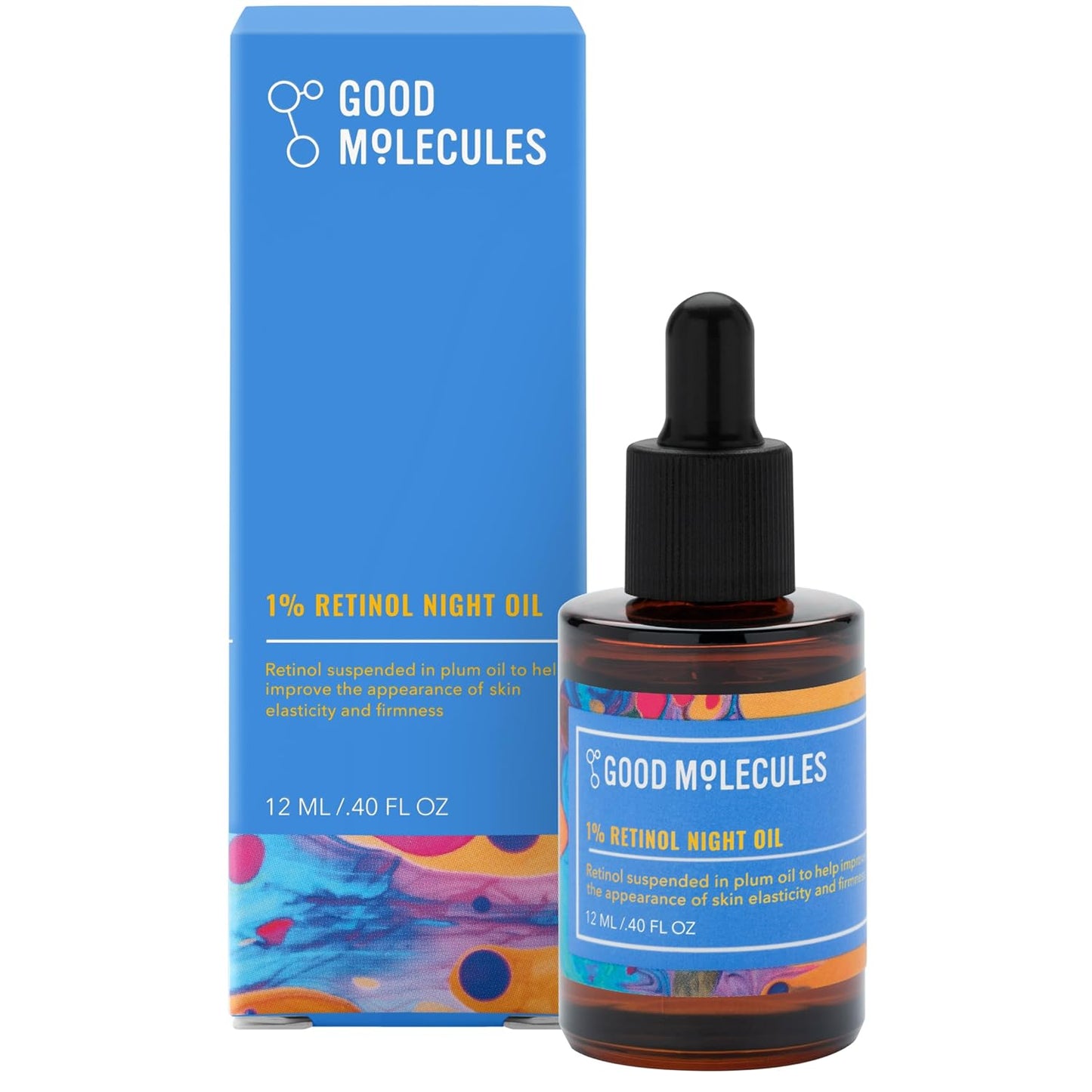 1% Retinol Night Oil - Retinol and Rosehip Face Oil Formula for Anti-Aging, Skin Firming, and Moisturizing - Collagen Production Skin Care for Face