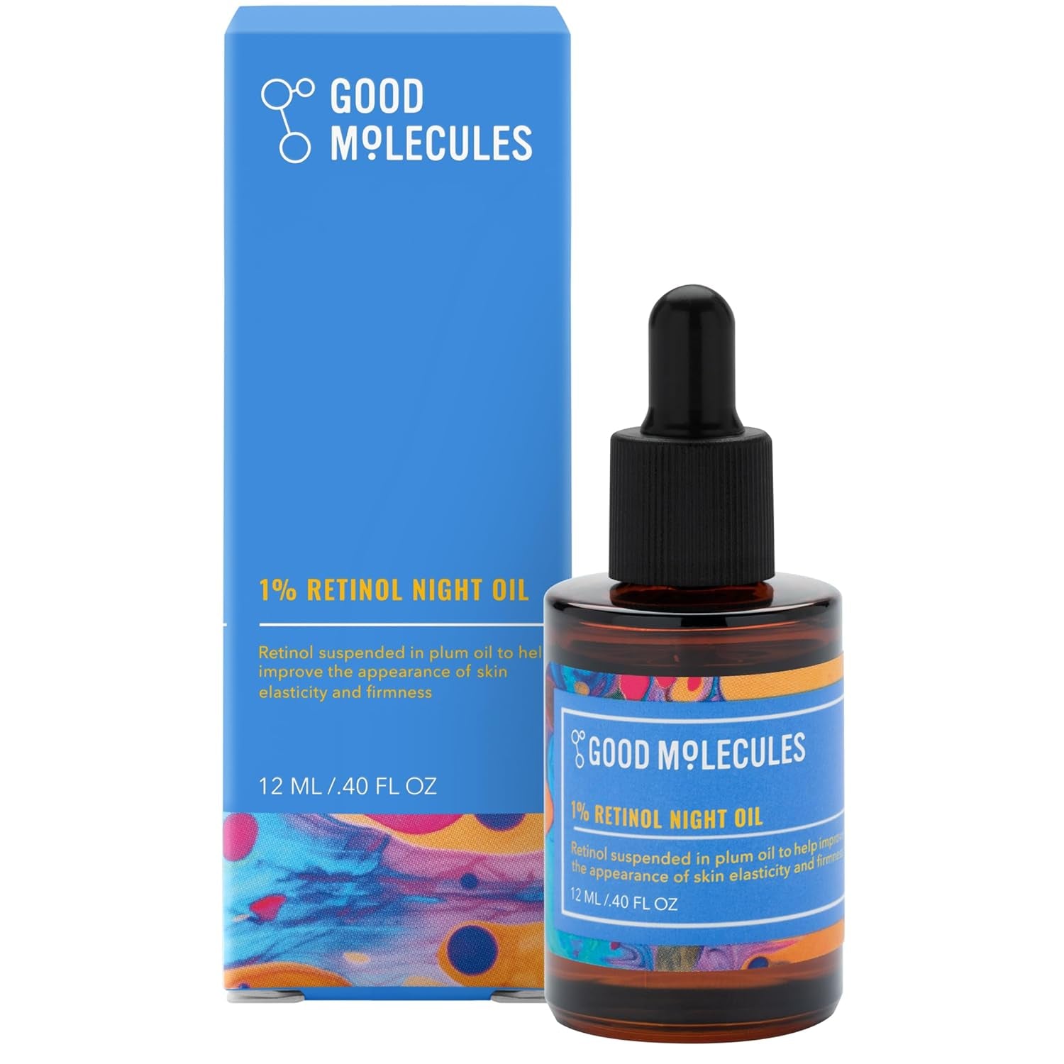 1% Retinol Night Oil - Retinol and Rosehip Face Oil Formula for Anti-Aging, Skin Firming, and Moisturizing - Collagen Production Skin Care for Face