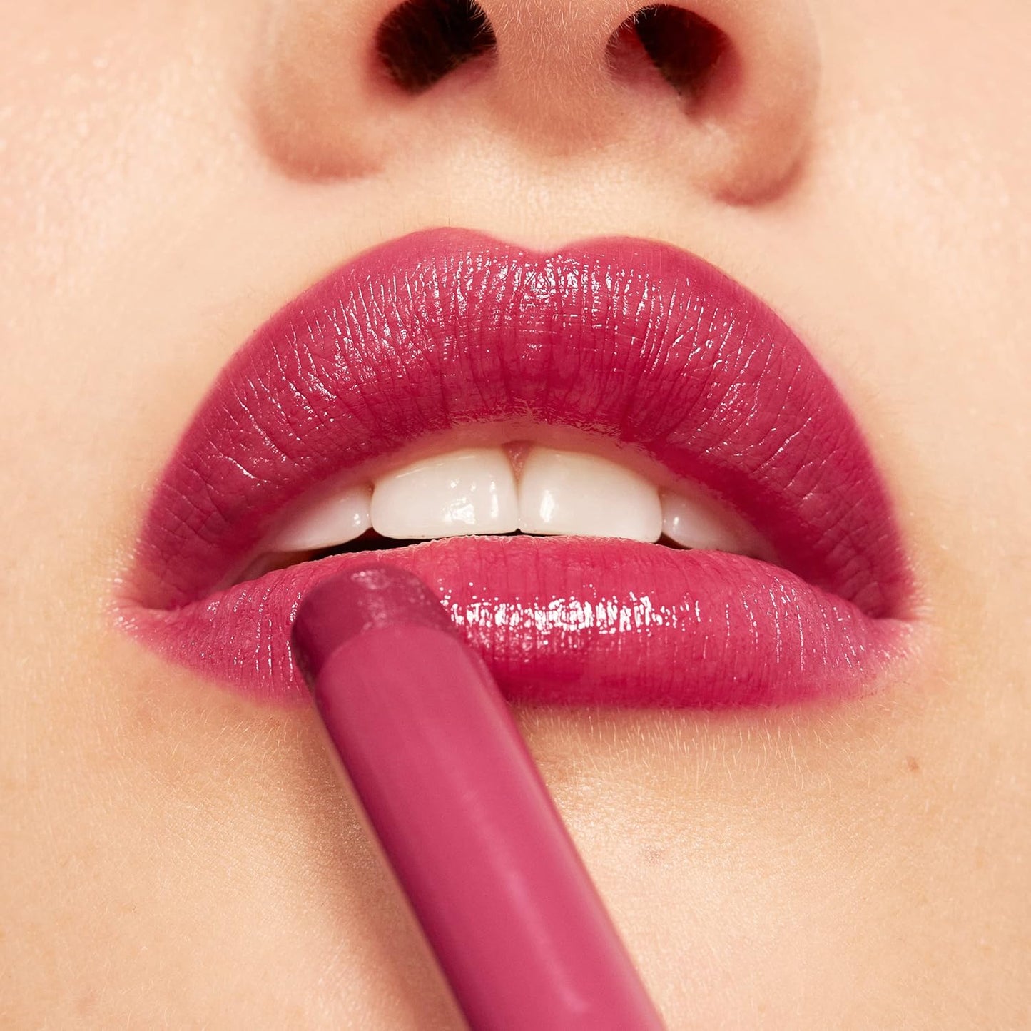 the Color Lip Glow - Highly Pigmented Lipstick for Women with Shea Butter - Lip Gloss and Lip Balm Effect - 385 Wild Berry Pink - 0.05 Oz