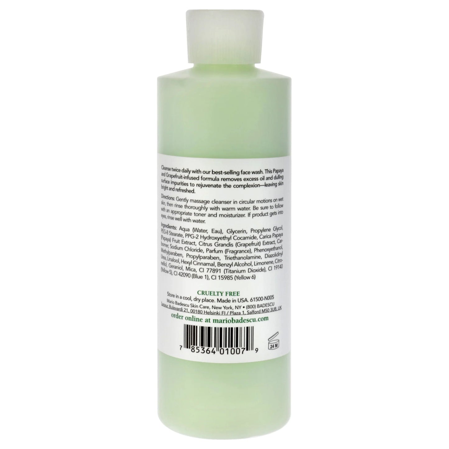 Enzyme Facial Cleansing Gel Skin Care, 8 Oz