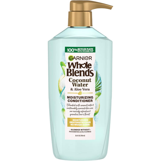 Whole Blends Coconut Water & Aloe Vera Refreshing Conditioner for Normal Hair, 26.6 Fl Oz, 1 Count (Packaging May Vary)