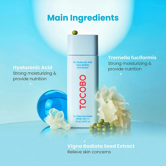 Bio Watery Sun Cream SPF50 PA++++ High Protection 50Ml 1.69Oz