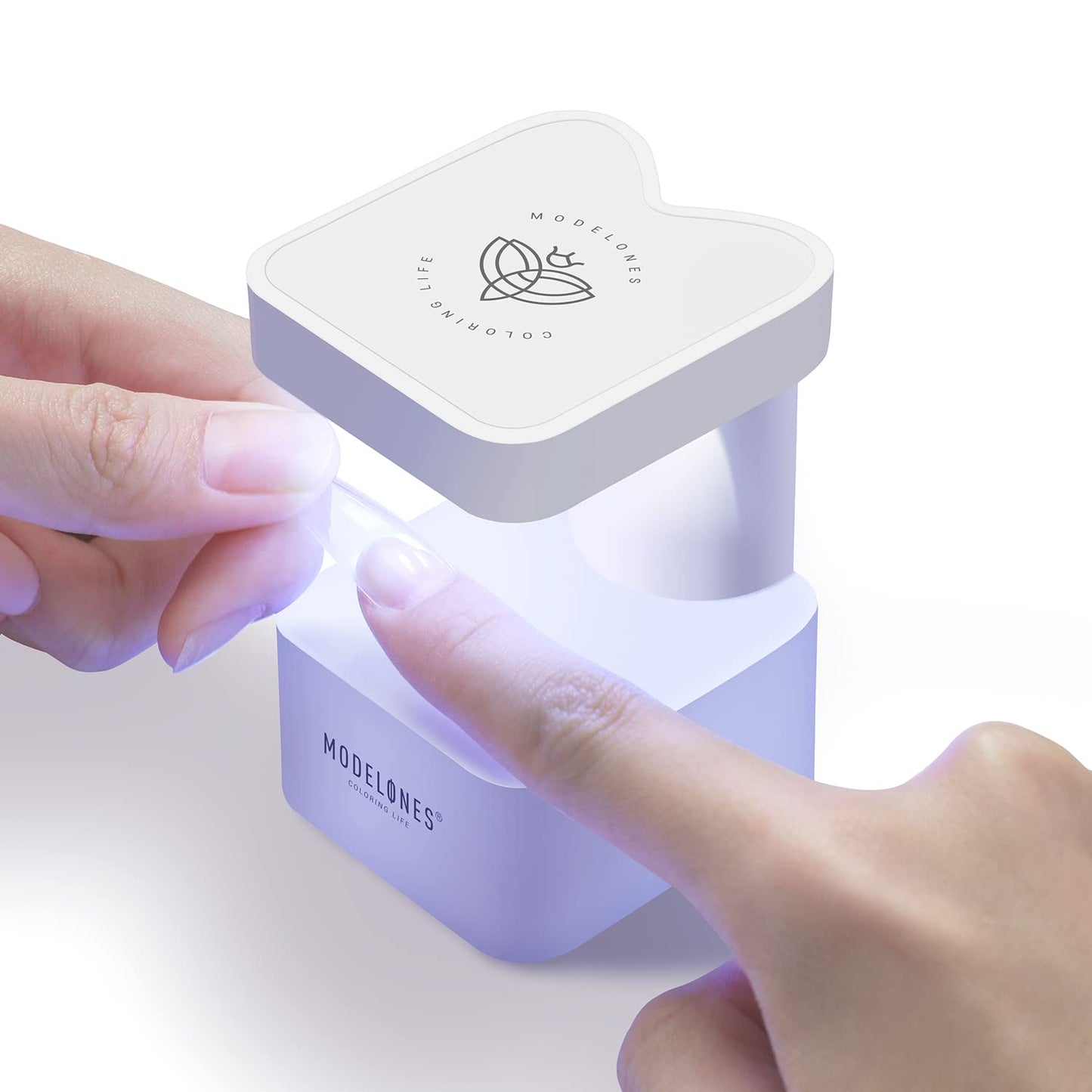 Mini UV Light for Gel Nails, UV Nail Lamp, Nail Light for Gel Nails with 2 Timers for Fast Nail Extension, LED Nail Lamp, Portable USB Nail Dryer for Travel