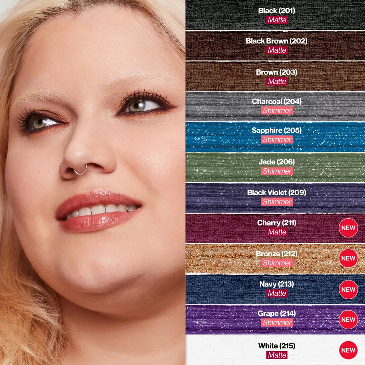 Revlon Colorstay Pencil Waterproof Eyeliner - Built-In Sharpener - 0.01Oz