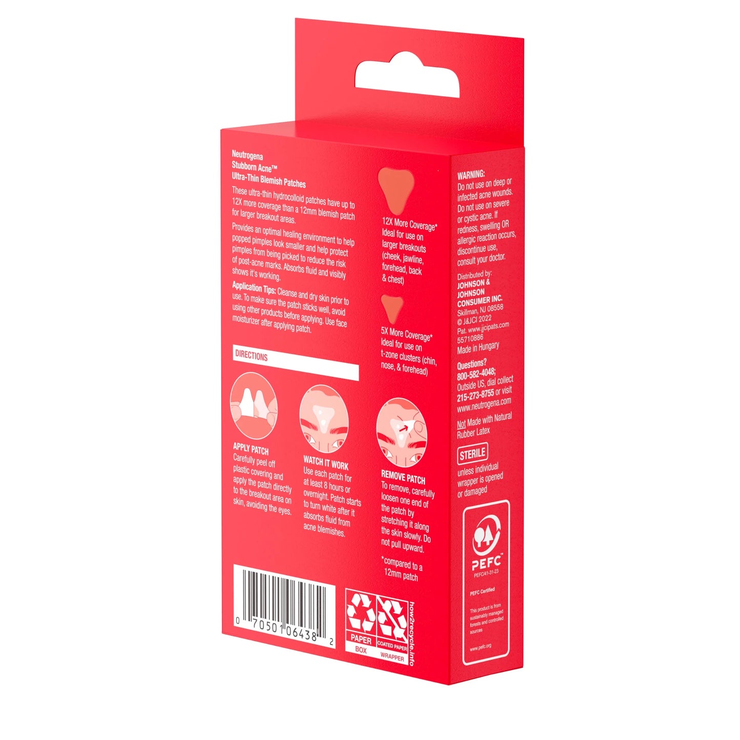 (3 Pack)  Stubborn Acne Patches, Facial Patches for Blemishes, 10 Count
