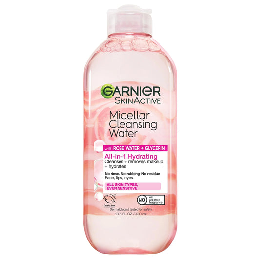 Skinactive Rose Water Micellar Cleansing Water, 13.5 Fl Oz