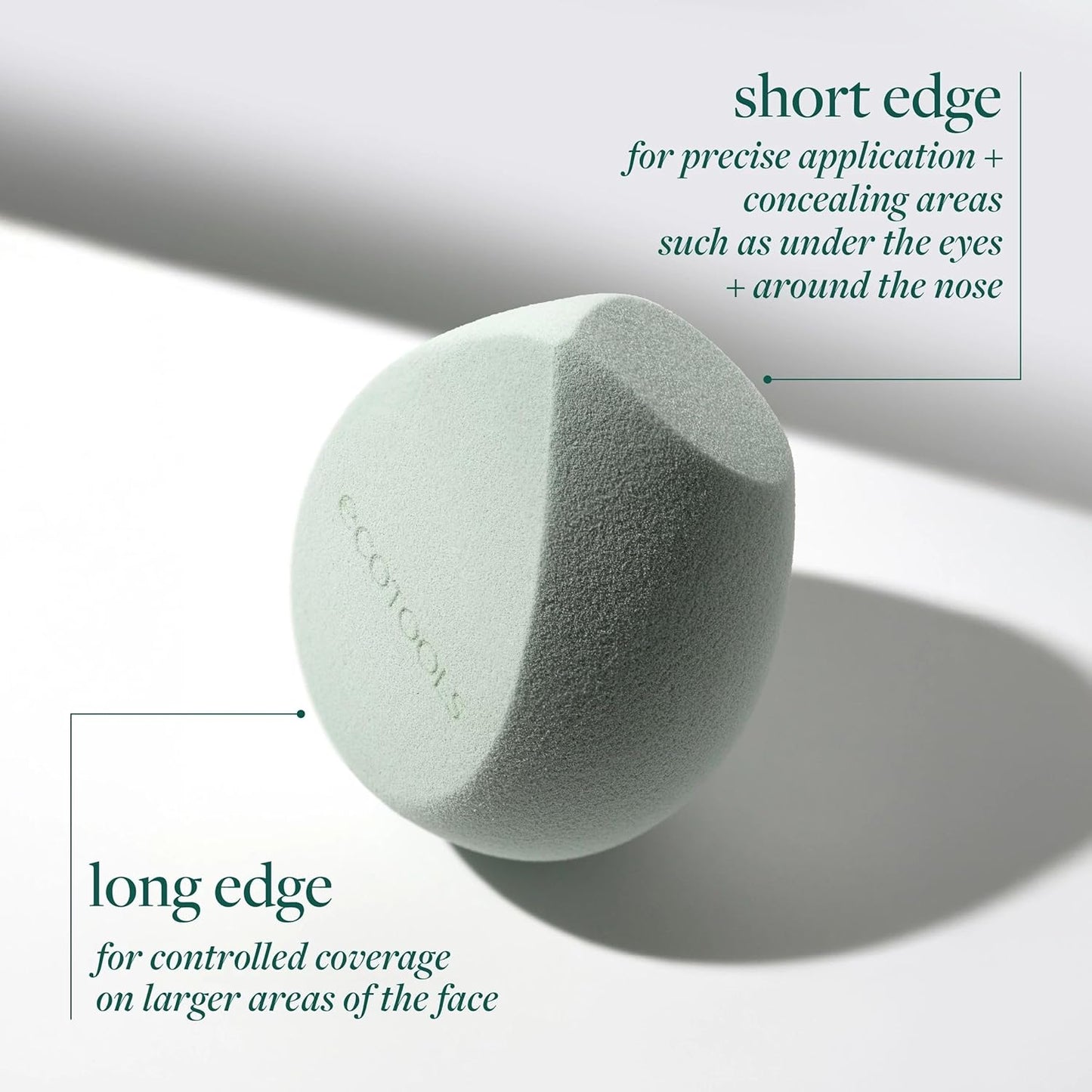 Blurring Blender Makeup Sponge Duo, Makeup Blender Sponge for Blurred Skin, for Liquid & Cream Foundation, Cloud Coverage Memory Foam, Eco Friendly & Latex Free, Cruelty-Free & Vegan, 2 Count