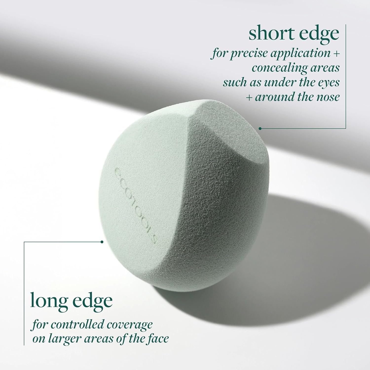 Blurring Blender Makeup Sponge Duo, Makeup Blender Sponge for Blurred Skin, for Liquid & Cream Foundation, Cloud Coverage Memory Foam, Eco Friendly & Latex Free, Cruelty-Free & Vegan, 2 Count