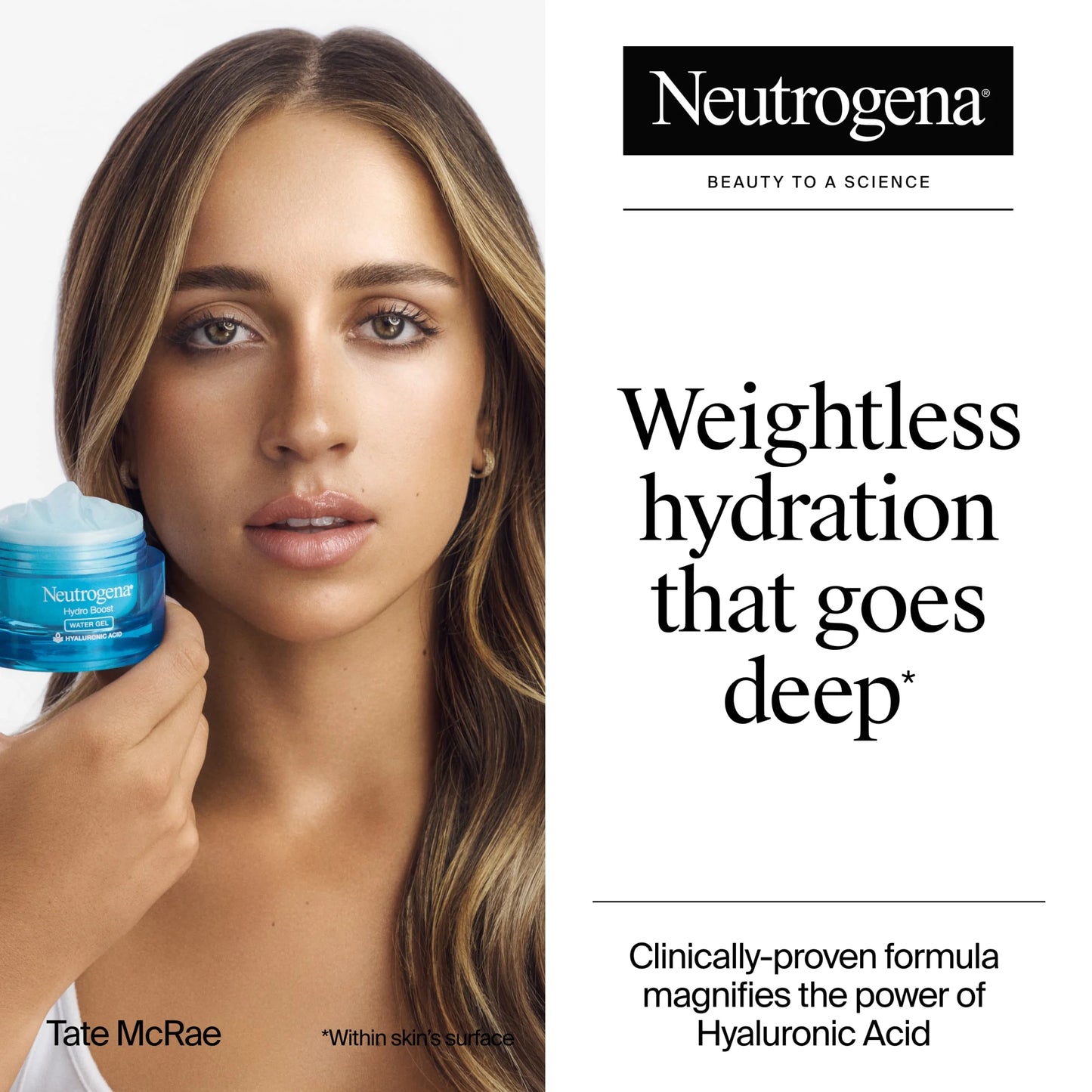 (2 Pack)  Hydro Boost Water Gel Face Moisturizer Lotion with Hyaluronic Acid, 1.7 Oz