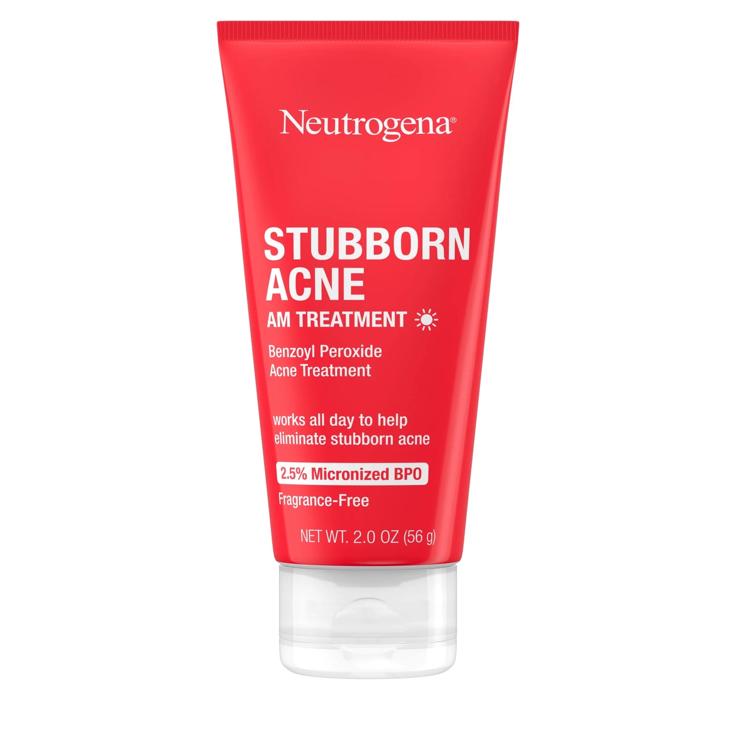 (2 Pack)  Stubborn Acne AM Treatment with Benzoyl Peroxide, 2.0 Oz
