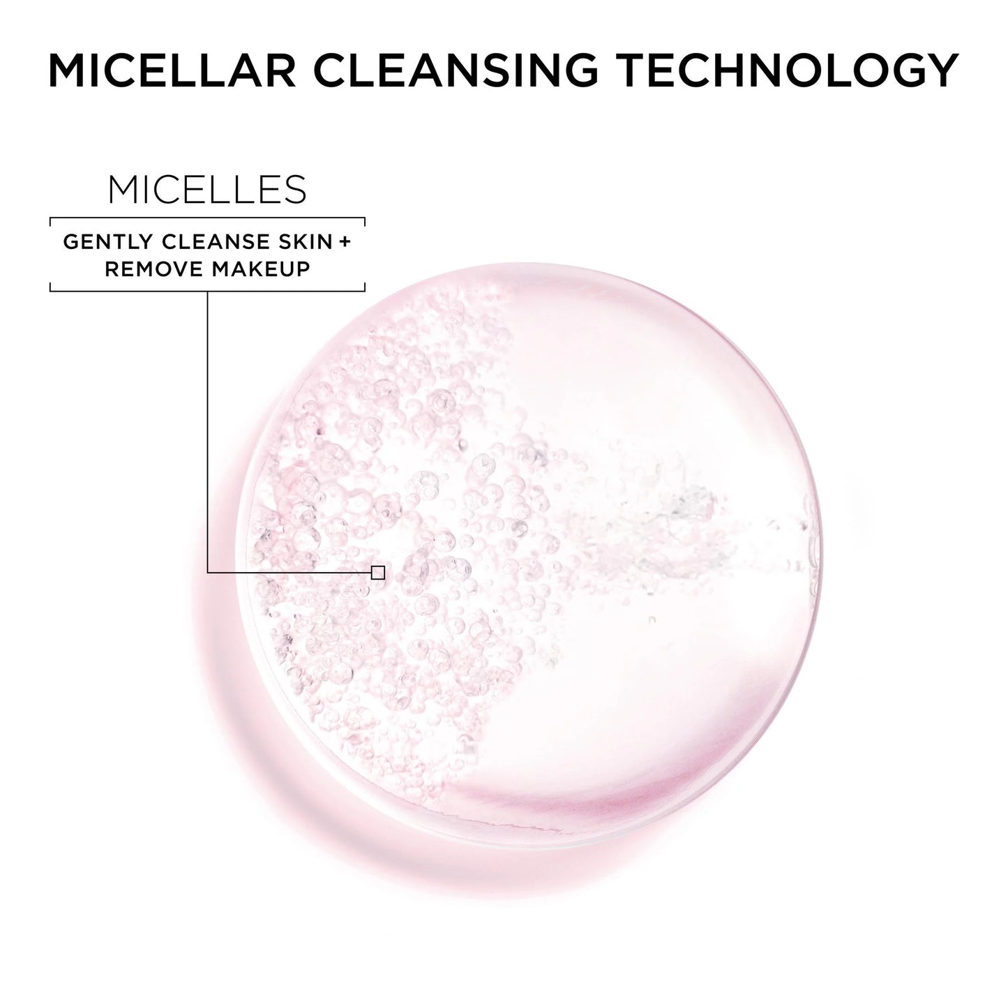 Micellar Cleansing Water 400ML Pink Feature Only 13.5 Fl Oz