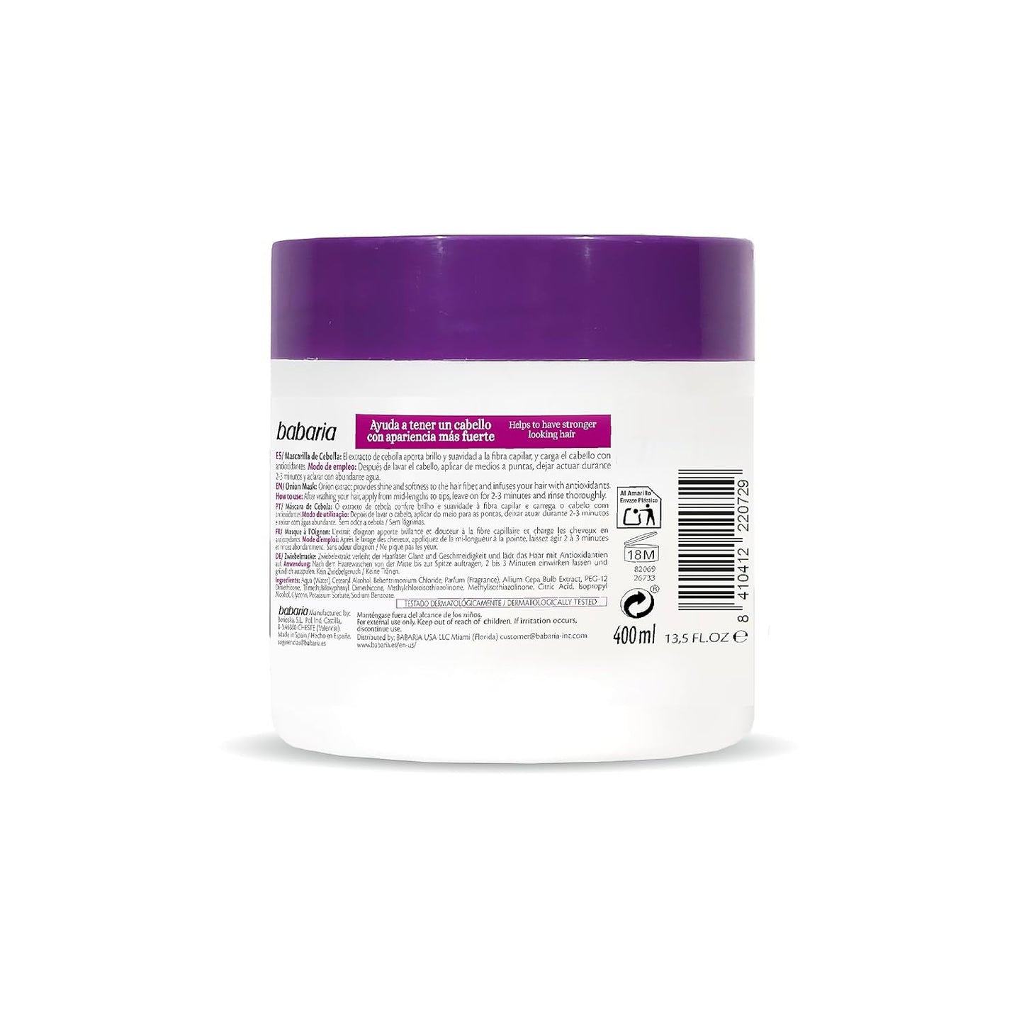Onion Hair Mask - No Smell, No Tears - Purifying and Antioxidant Properties - Improves Hair Growth - Adds Gloss and Shine - Reduce Itchy Scalp, Dandruff, and Frizz - 13.5 Oz Masque