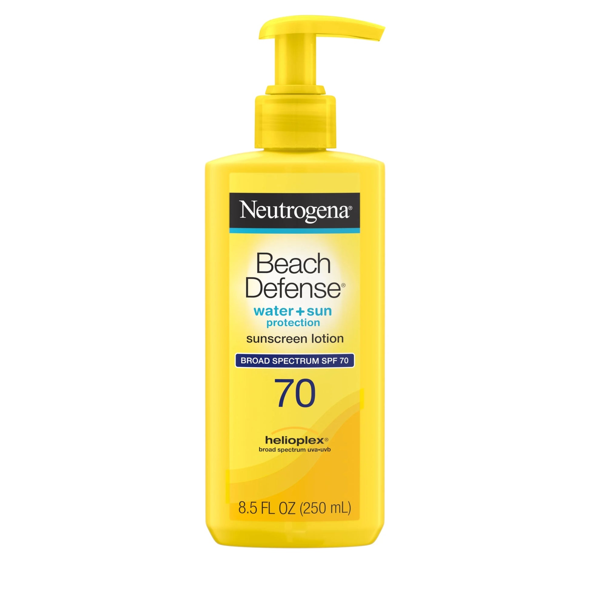 (3 Pack)  Beach Defense SPF 70 Sunscreen Lotion, Oil-Free, 8.5 Oz
