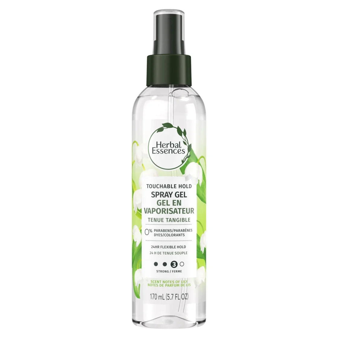 (2 Pack)  Touchable Spray Hair Gel for Frizz Control, 24-Hour Hold Styling Gel, 5.7 Fl Oz Unisex