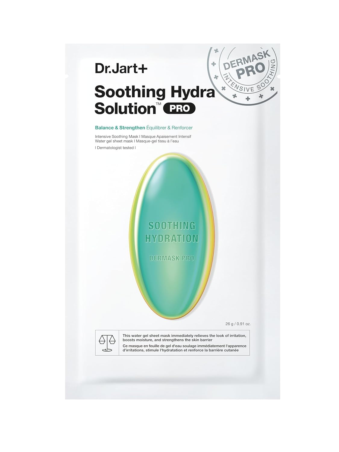 Dermask™ Soothing Hydra Solution™ Face Mask for Visibly Irritated Skin | Sheet Mask | Korean Skin Care