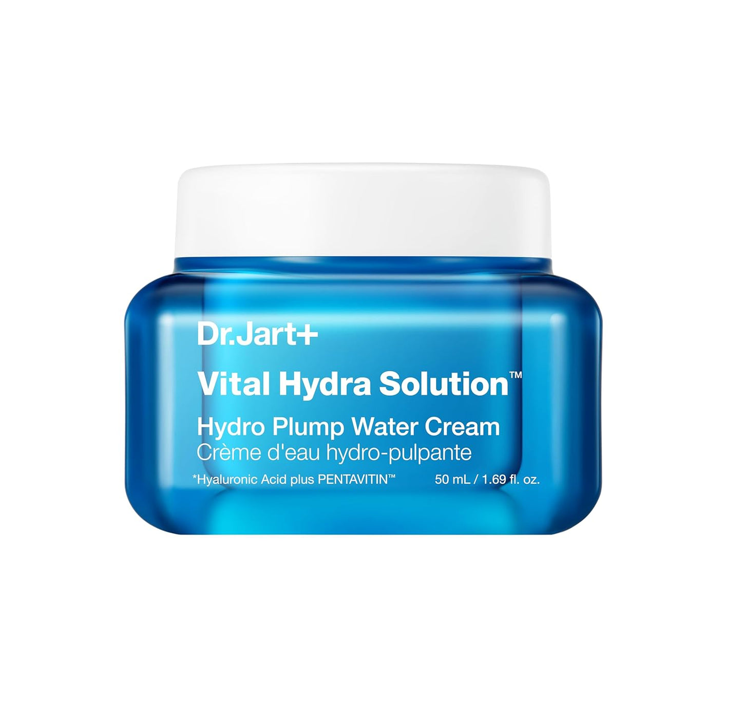 Vital Hydra Solution Water Cream Glow Hydrating Face Moisturizer with Hyaluronic Acid | Korean Skin Care