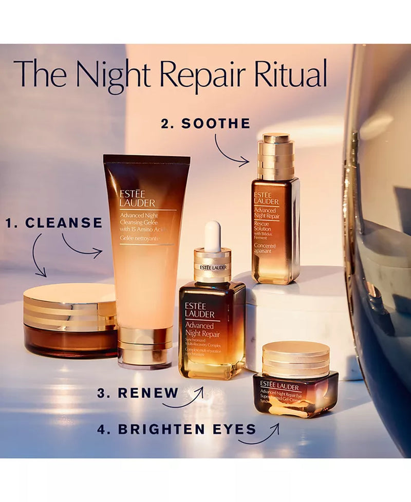 Advanced Night Repair Rescue Solution Serum with 15% Bifidus Ferment, 0.68 Oz.