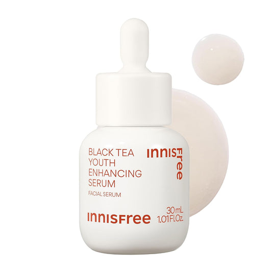 Black Tea Youth Serum, Korean Anti-Aging Treatment with Niacinamide for Radiance, Firm Skin, Hydration, and Visible Skin Renewal
