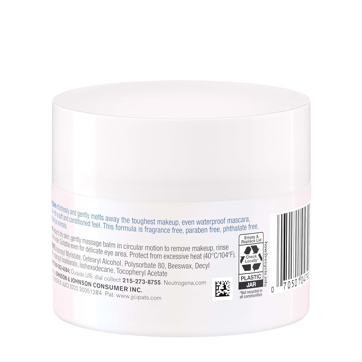 Makeup Melting Cleansing Balm, Face Cleansing Balm to Gently Melt Away Dirt, Oil, Makeup & Waterproof Mascara Leaving Skin Soft & Conditioned, Fragrance- & Paraben-Free, 2.6 Oz