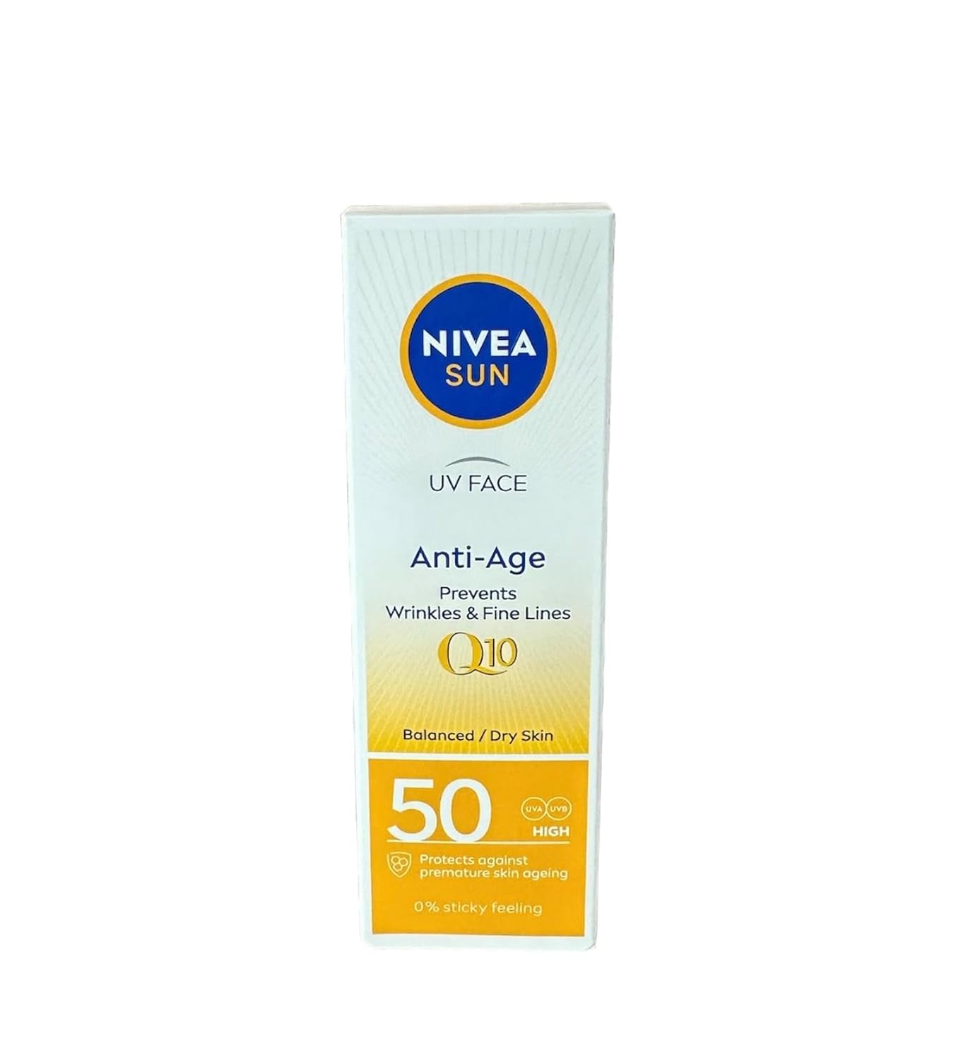 Sun UV Face Q10 Anti-Age & Anti-Pigments SPF50, 50Ml