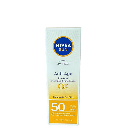 Sun UV Face Q10 Anti-Age & Anti-Pigments SPF50, 50Ml