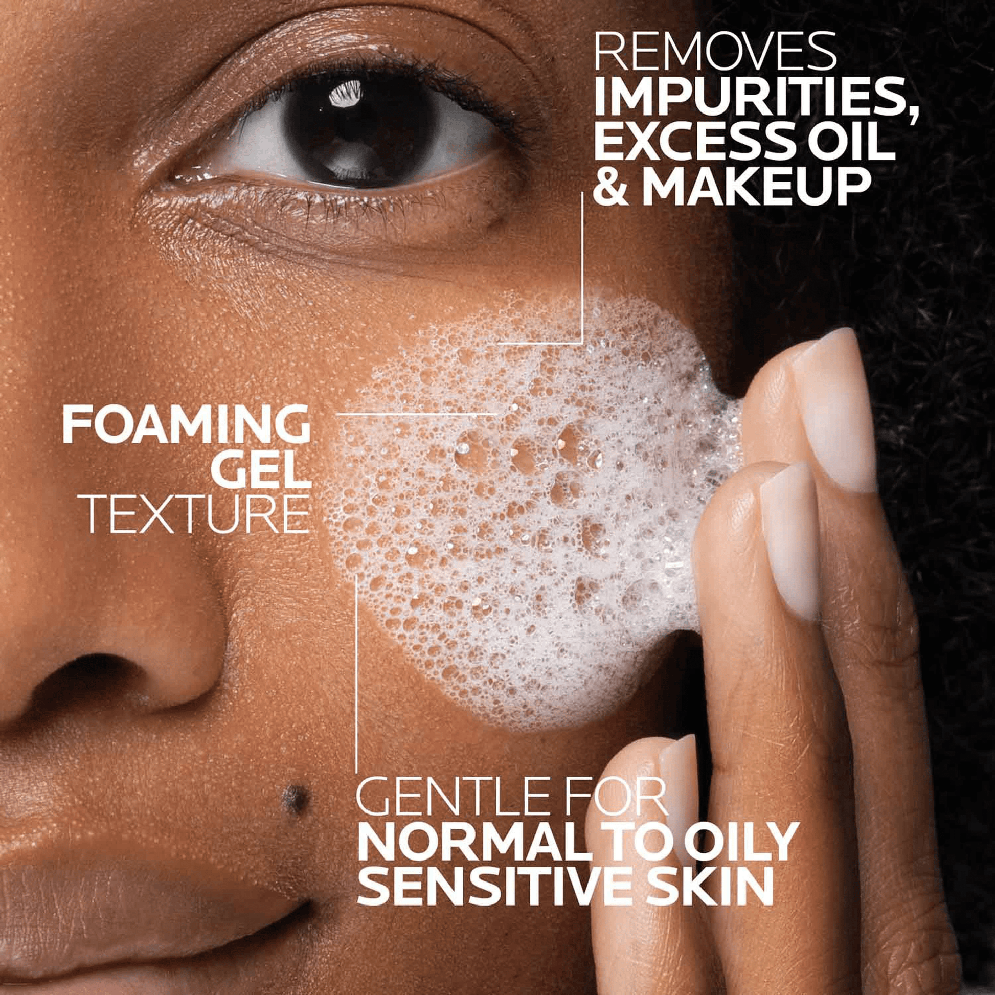 Toleriane Purifying Foaming Facial Cleanser, 13.52 Fl Oz