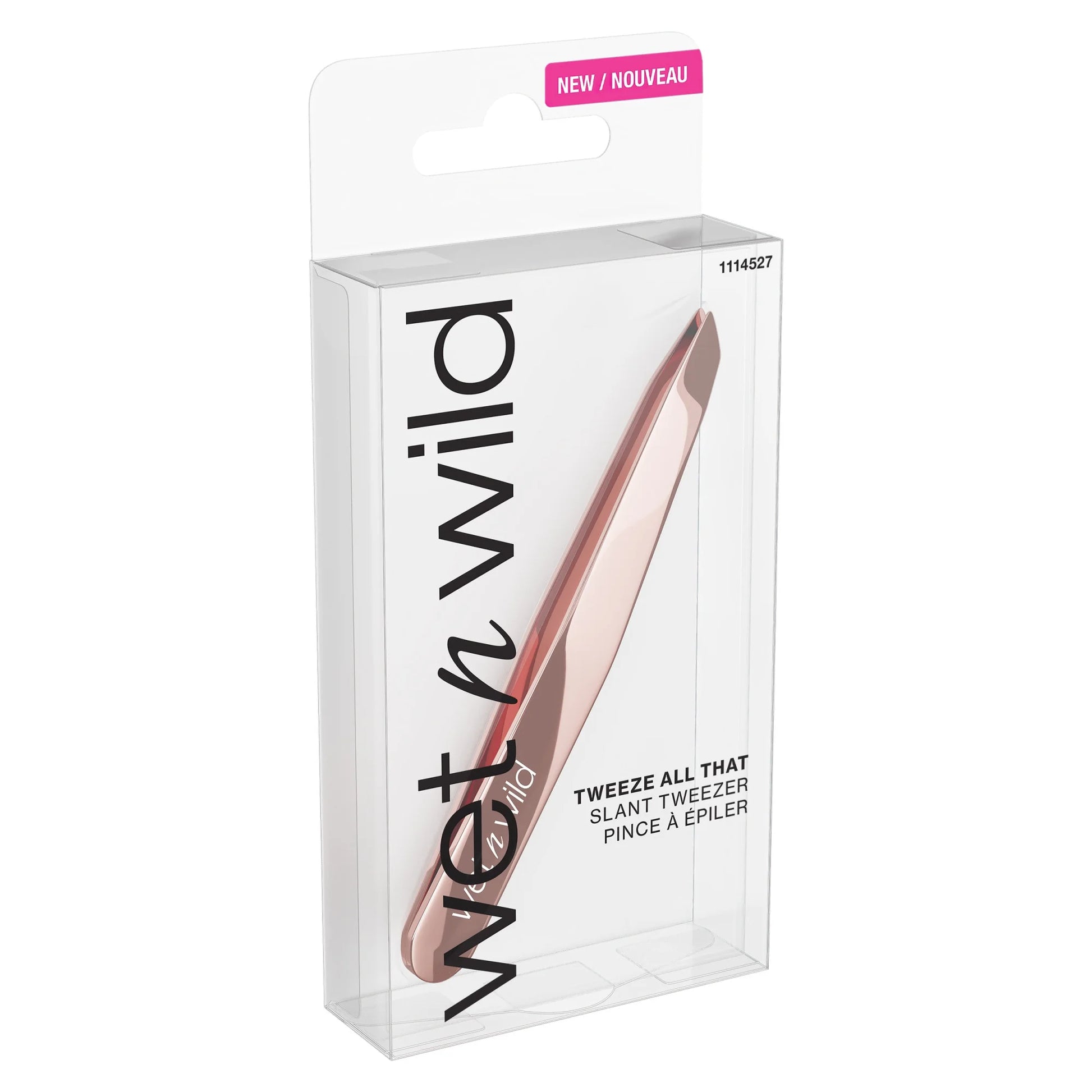 (3 Pack)  Slanted Tweezers - Pink