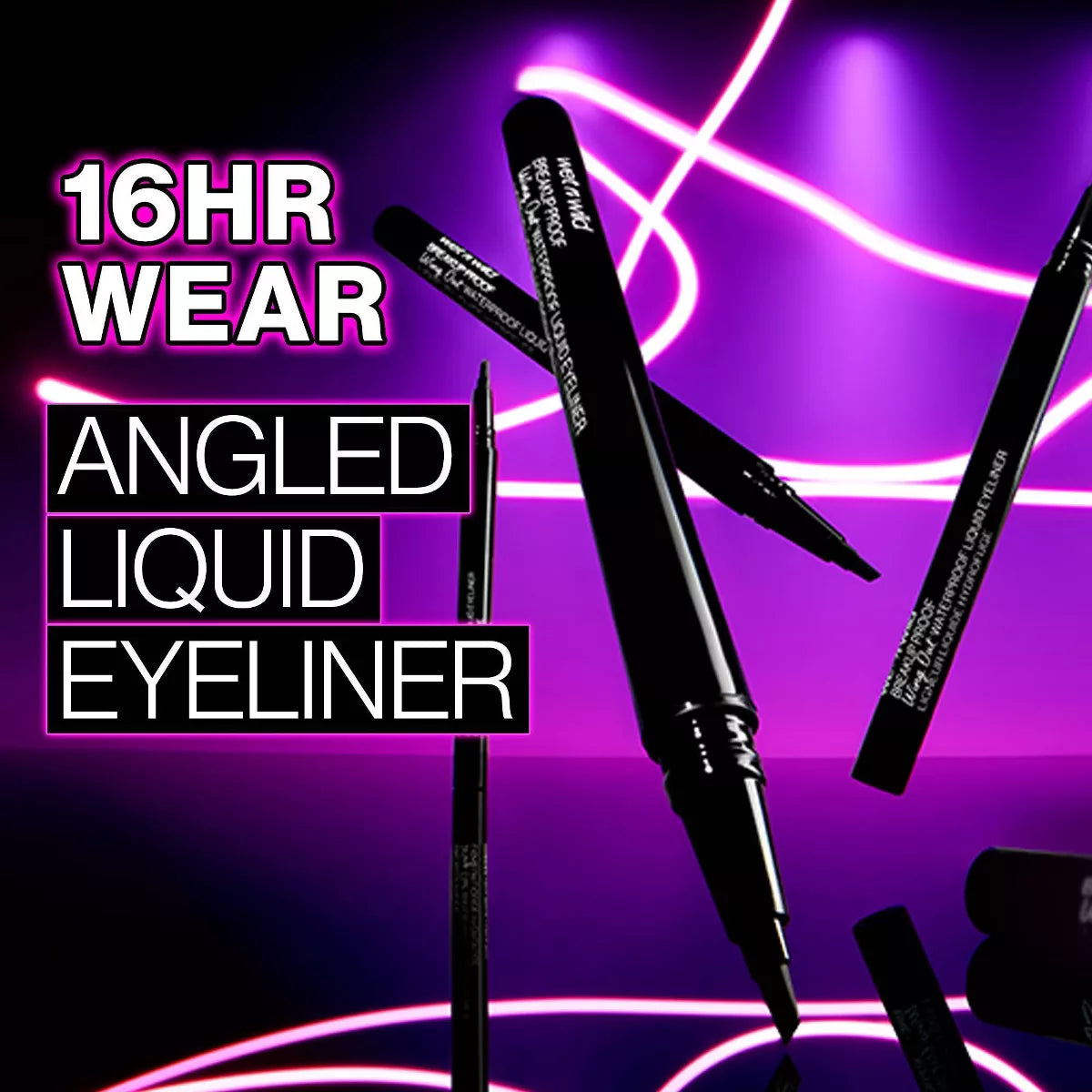 Wet N Wild Breakup Proof Wing Out Waterproof Liquid Eyeliner - Ultra Black