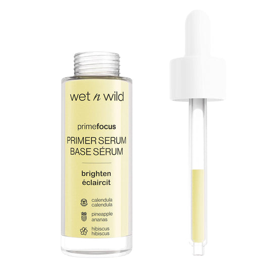 Prime Focus Facial Serum Primer Makeup Extending, Hydrating Face Skin Care Product, Reduces Fine Lines and Wrinkles, for Repairing Dry Skin, Retinol Alternative