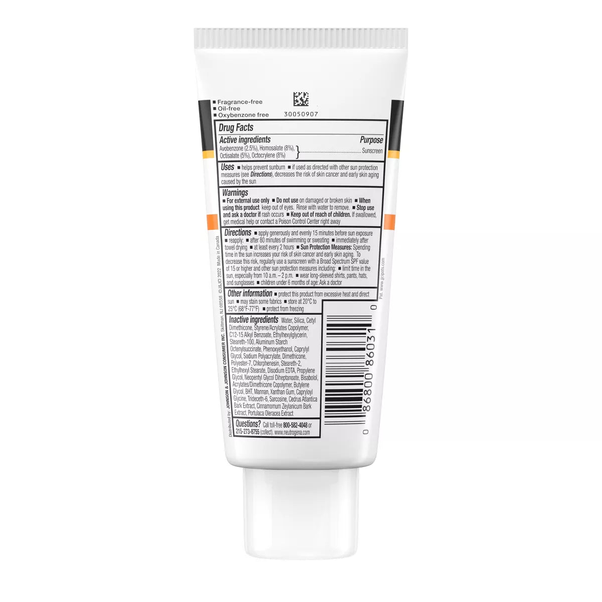 Neutrogena Clear Face Liquid Sunscreen Lotion