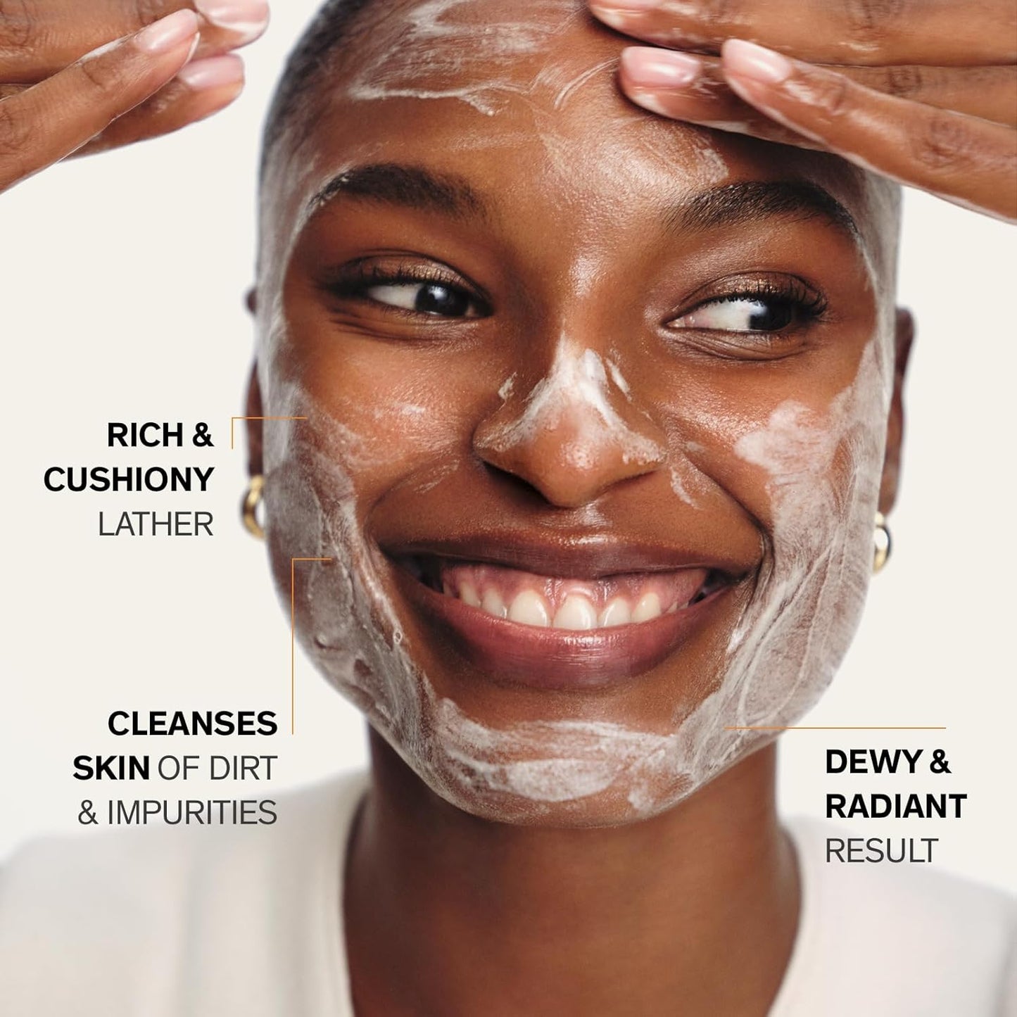 Gentle Cleansing Foam - Korean Face Wash for All Skin Types, Moisturizes & Rejuvenates, Removes Dirt & Impurities, Softens Skin, Hydrating Cleanser