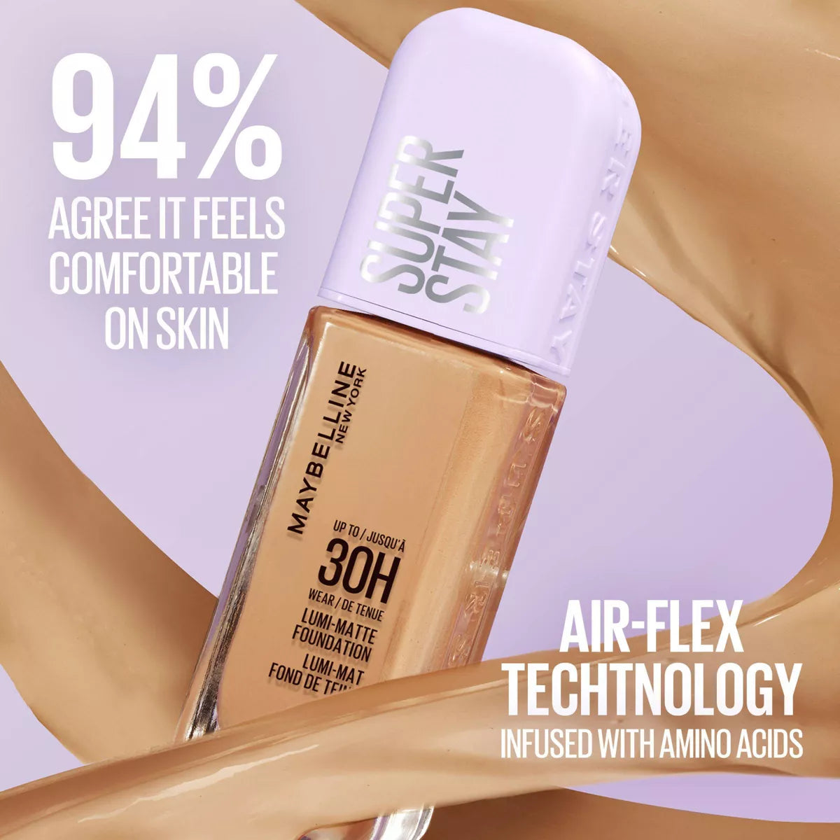 Maybelline Super Stay up to 30HR Wear Lumi-Matte Liquid Foundation - 1 Fl Oz