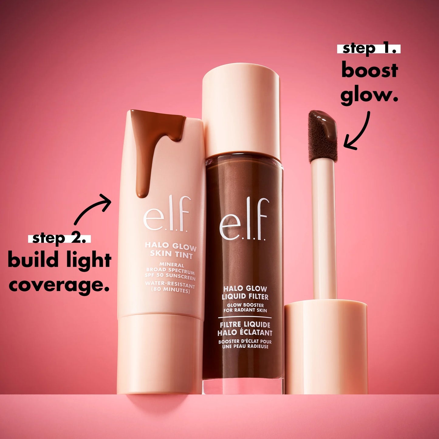 E.L.F. Halo Glow Liquid Filter, 1 Fair, 1.06 Fl Oz