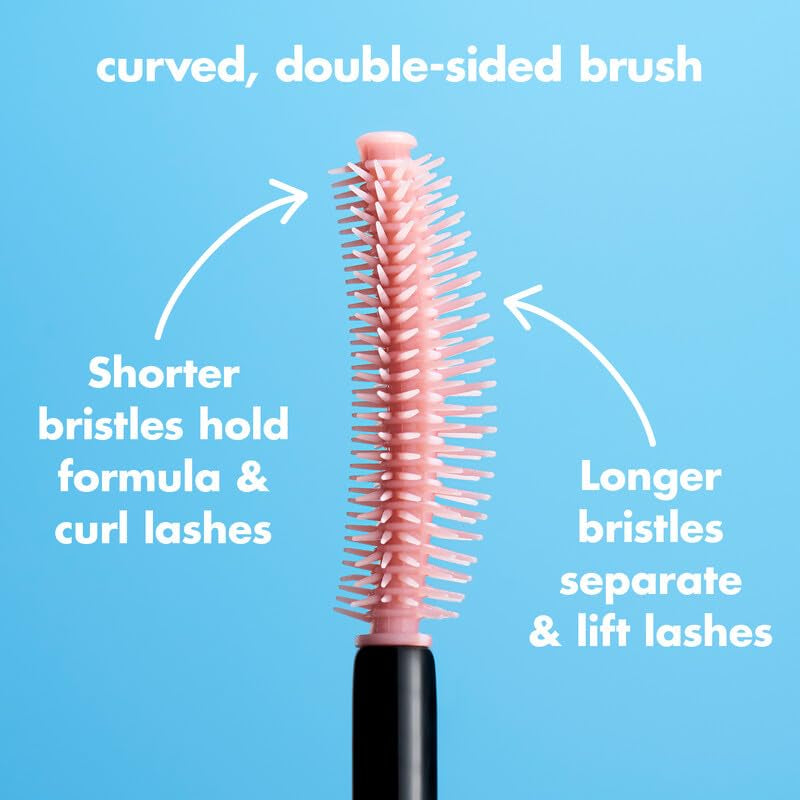 Lash 'N Roll Mascara, Curling Mascara for Visibly Lifted Lashes, Lifts & Separates Lashes. Long-Lasting Formula, Vegan & Cruelty-Free, Deep Brown