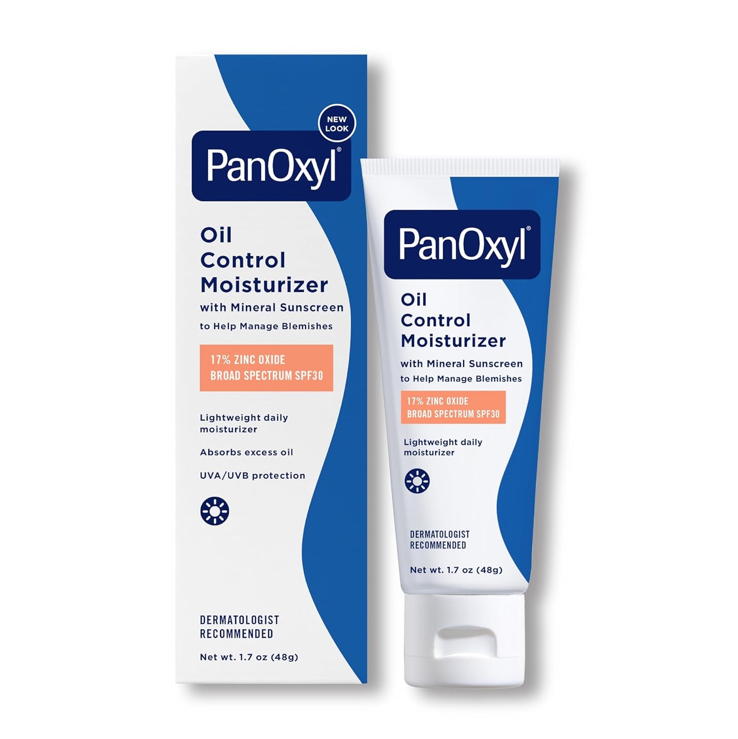 AM Oil Control Moisturizer, NEW Sheer Formula, Absorbs Excess Oil and Reduces Shine, with Mineral Sunscreen for Acne Prone and Oily and All Skin Tones - 1.7 Oz