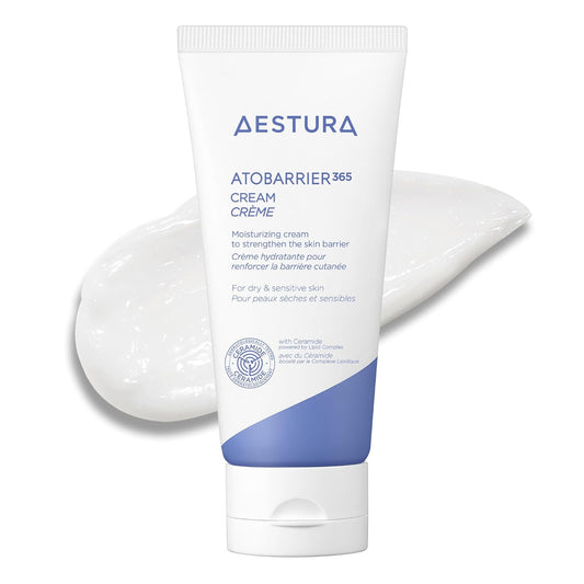 ATOBARRIER365 Cream with Ceramides, Korean Face Moisturizer for Barrier Repair | 120H Lasting Hydration, Ceramide Capsules, Dry & Sensitive Skin, Non-Comedogenic, 80 Ml / 2.70 Fl.Oz.