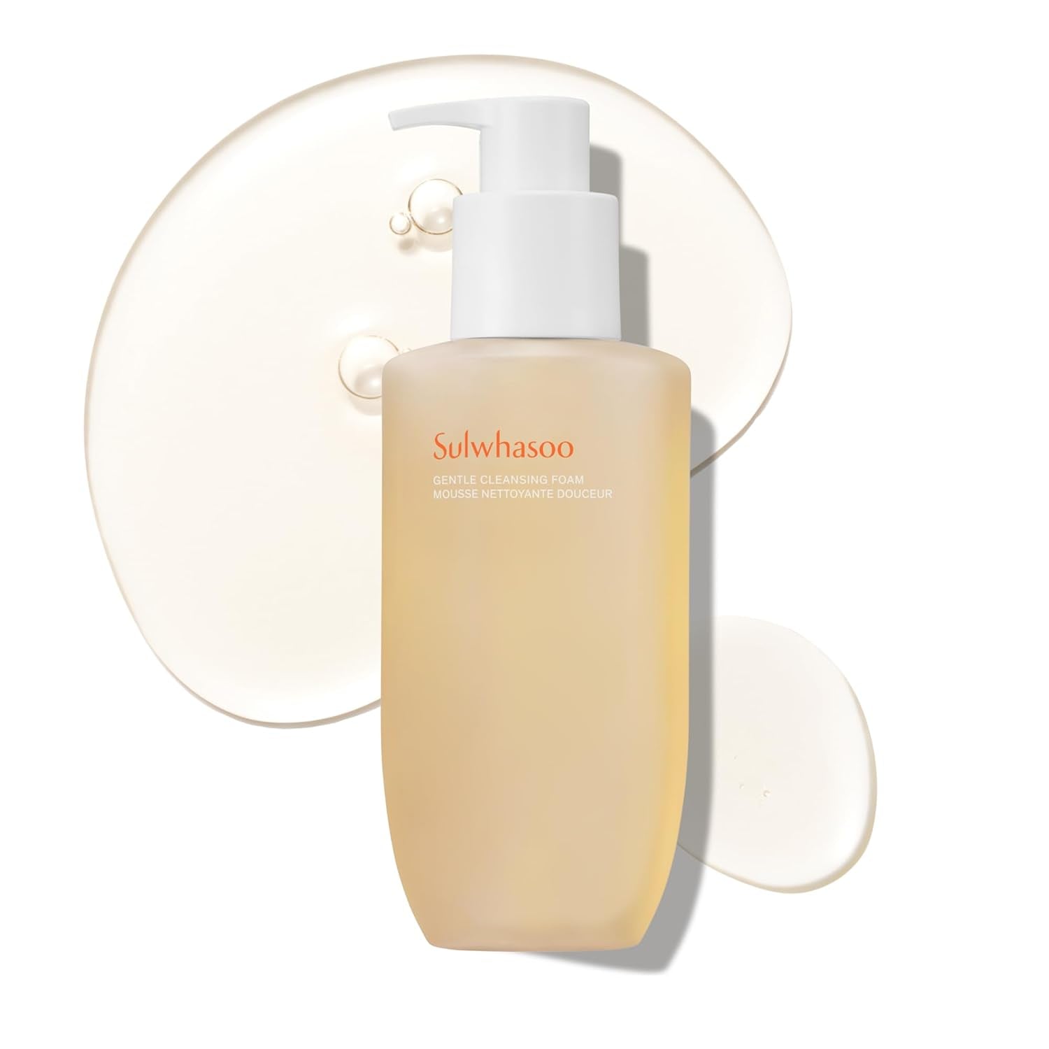 Gentle Cleansing Foam - Korean Face Wash for All Skin Types, Moisturizes & Rejuvenates, Removes Dirt & Impurities, Softens Skin, Hydrating Cleanser