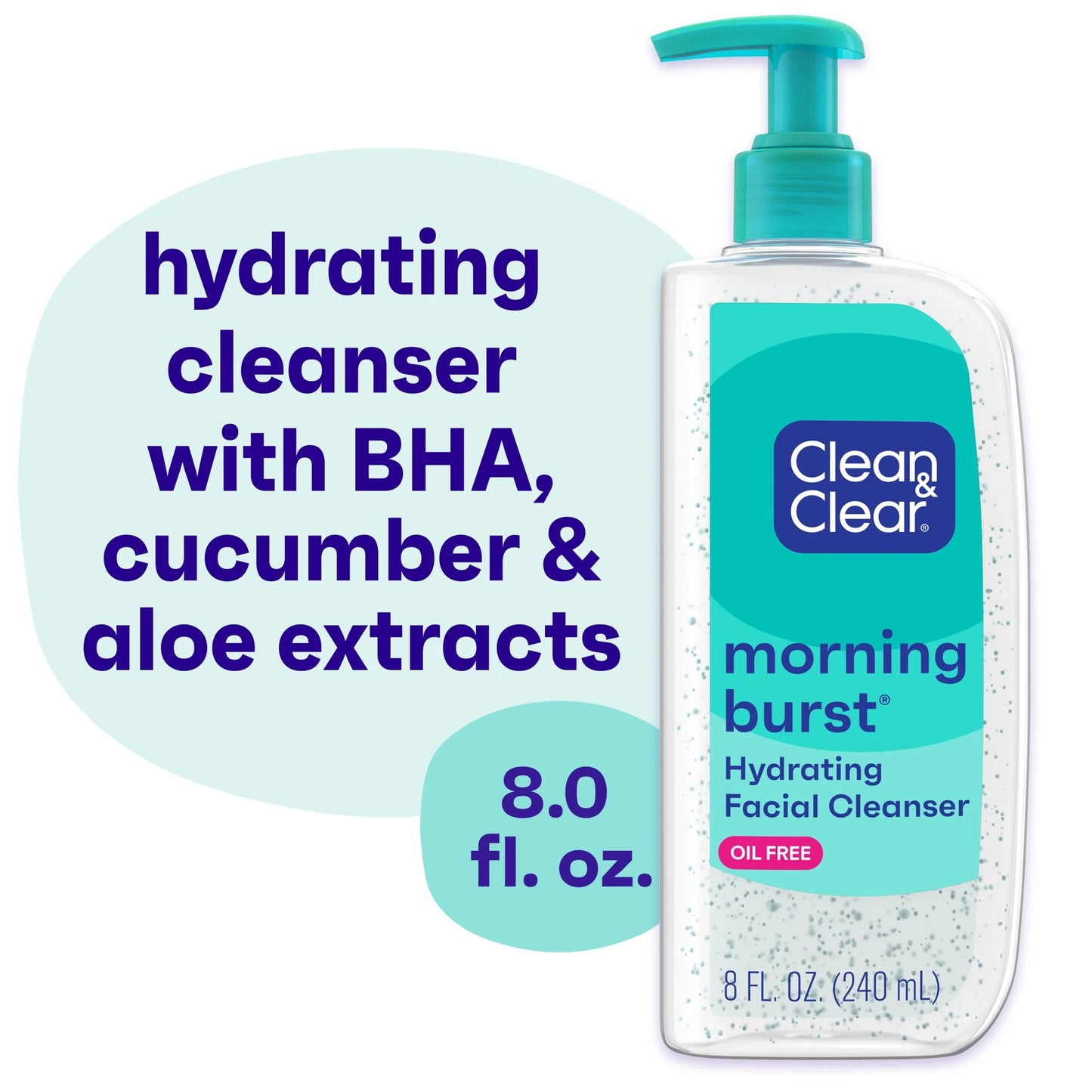 (3 Pack)  Morning Burst Oil-Free Hydrating Face Cleanser, 8 Fl. Oz