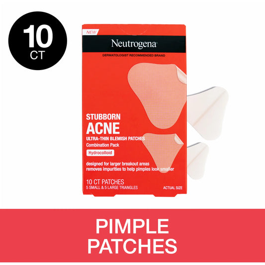 (3 Pack)  Stubborn Acne Patches, Facial Patches for Blemishes, 10 Count