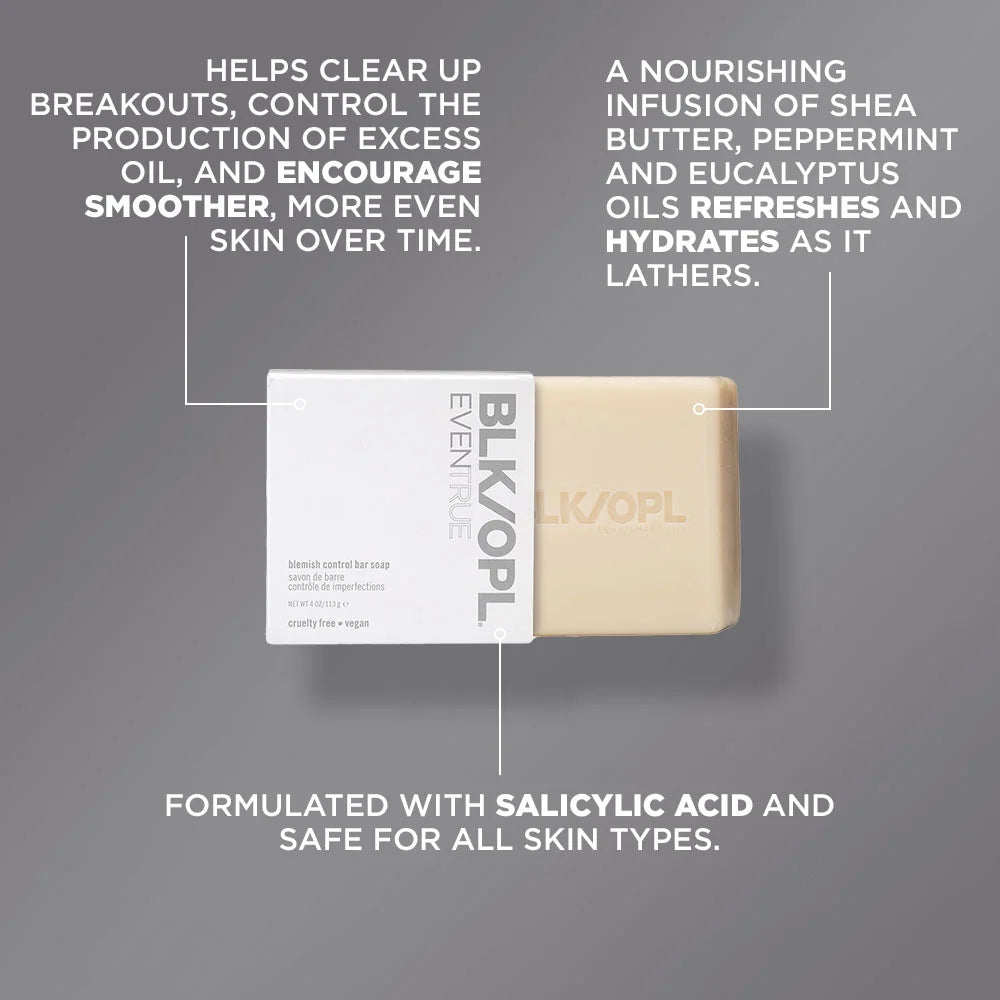 Even True Blemish Control Bar, Controls Oil, Dermatologist Approved, 4 Oz